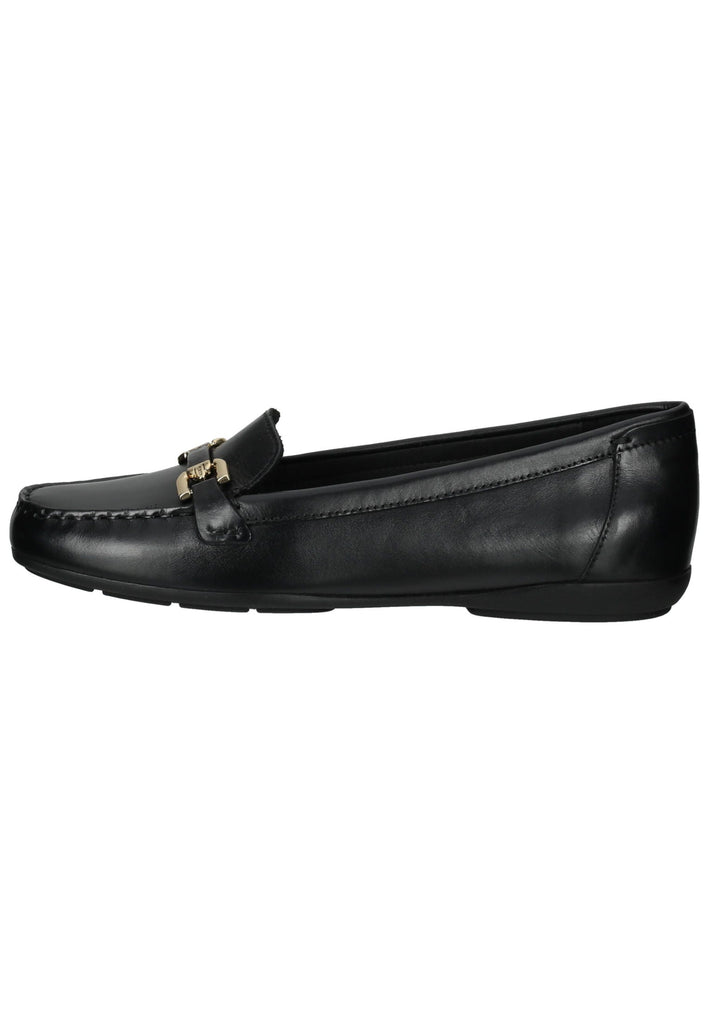 Geox Mokassin Glattleder Schwarz