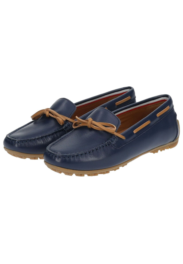 Geox Mokassin Leder Braun/Navy