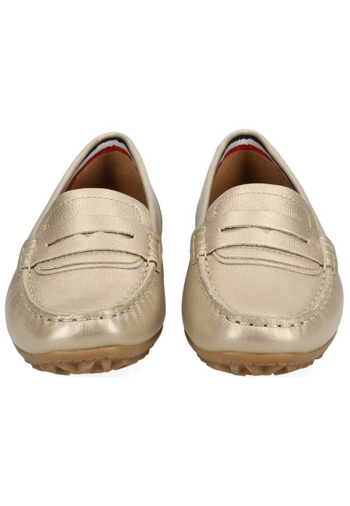 Geox Mokassin Leder Hellgold