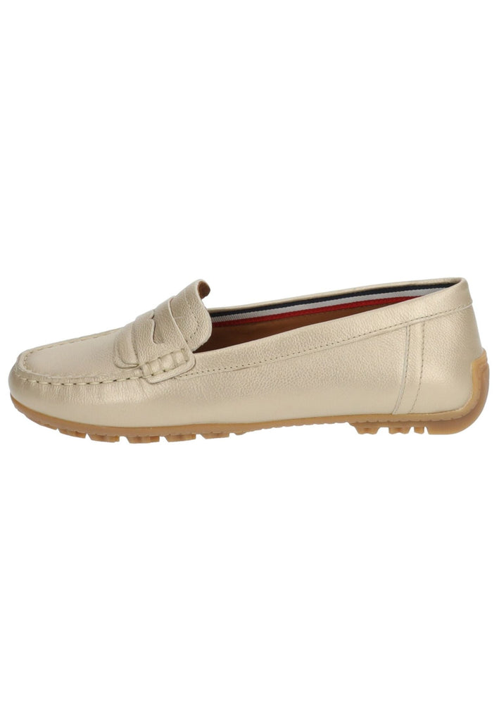 Geox Mokassin Leder Hellgold