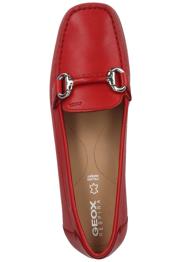 Geox Mokassin Leder Rot