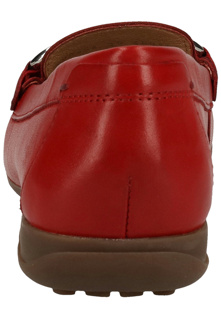 Geox Mokassin Leder Rot