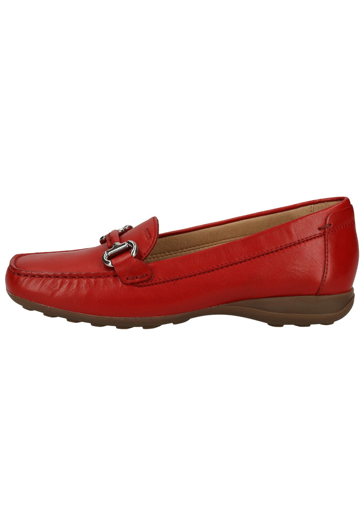 Geox Mokassin Leder Rot