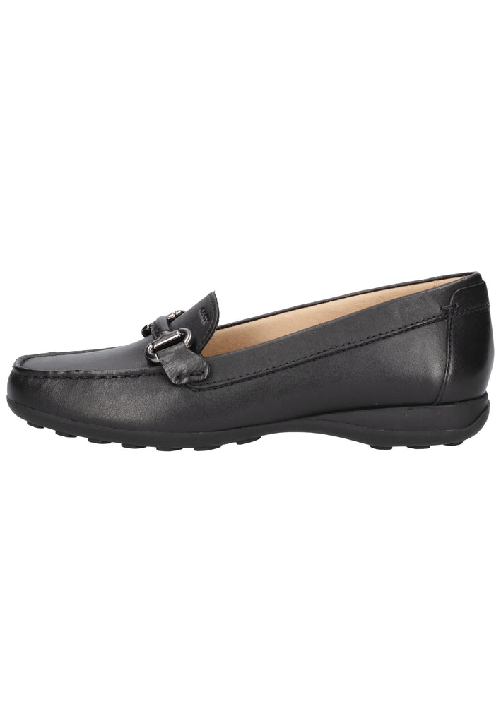 Geox Mokassin Leder Schwarz