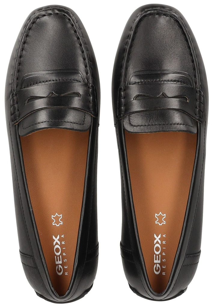 Geox Mokassin Nappaleder Schwarz