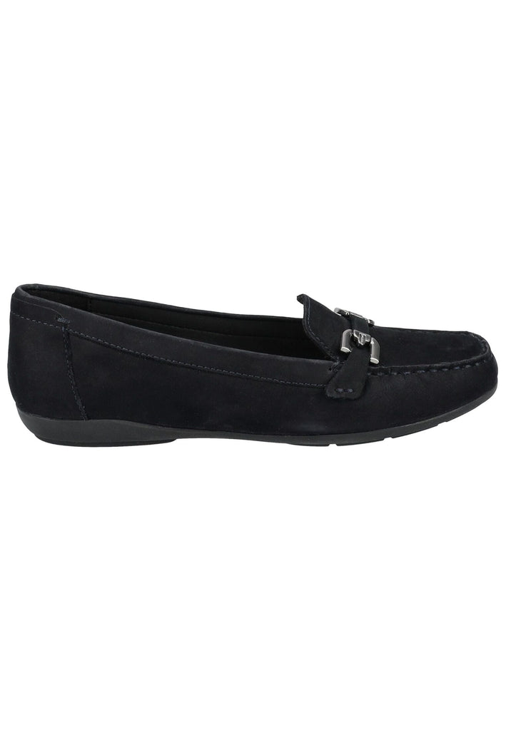 Geox Mokassin Nubukleder Dunkelblau