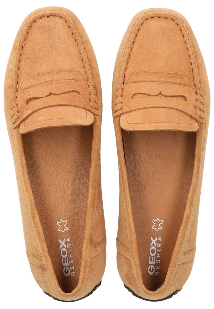 Geox Mokassin Veloursleder Camel
