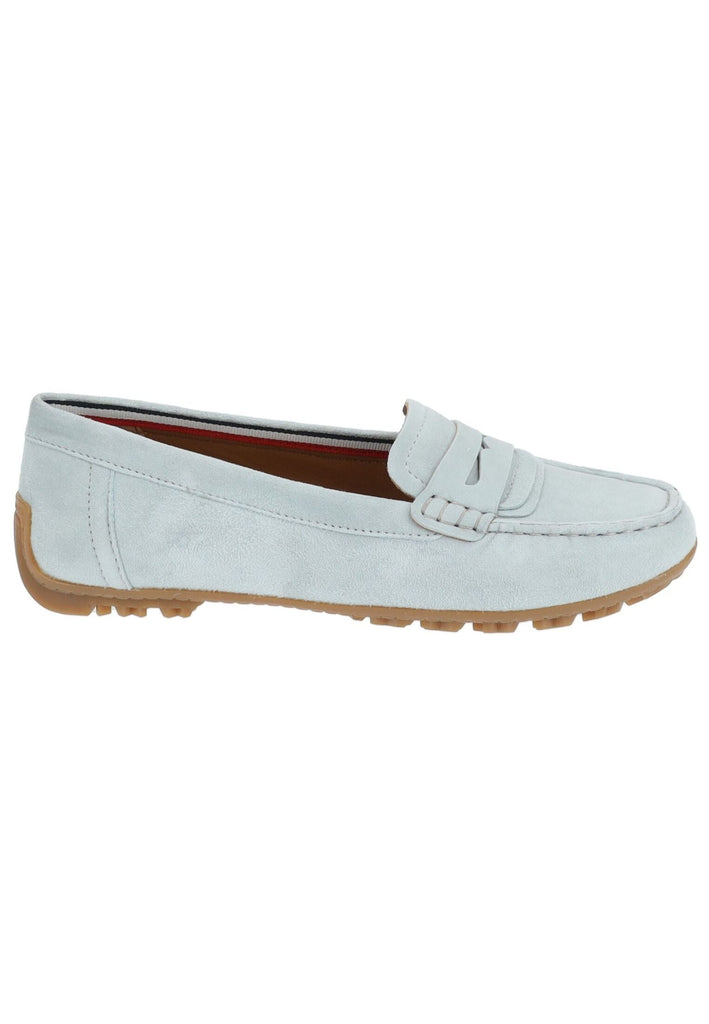 Geox Mokassin Veloursleder Hellblau