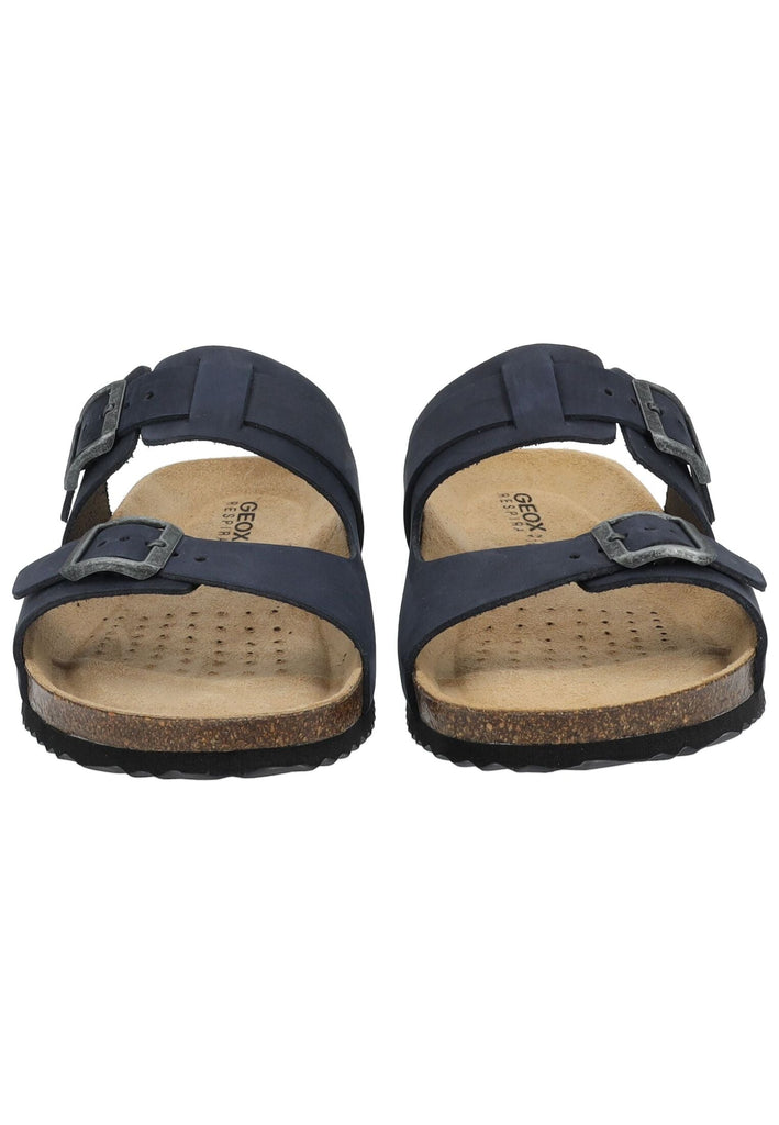 Geox Pantoletten Nubukleder Navy