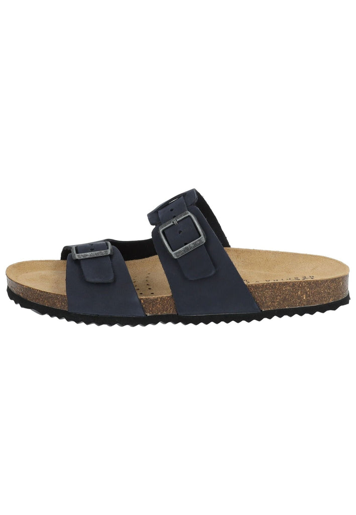 Geox Pantoletten Nubukleder Navy