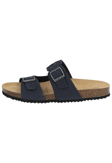 Geox Pantoletten Nubukleder Navy