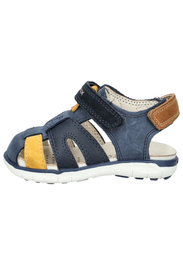 Sandalen Geox Sandalen Leder/Synthetik Navy/Gelb