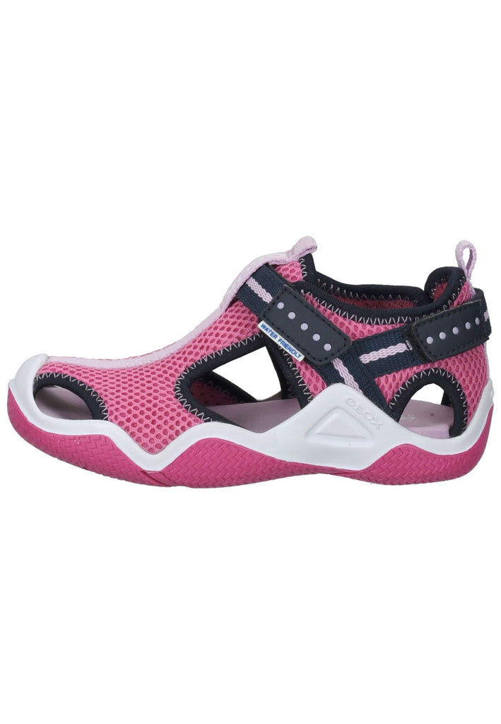Sandalen Geox Sandalen Lederimitat/Mesh Fuchsia
