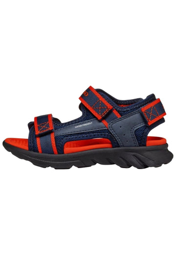 Sandalen Geox Sandalen Lederimitat/Mesh Navy/Rot