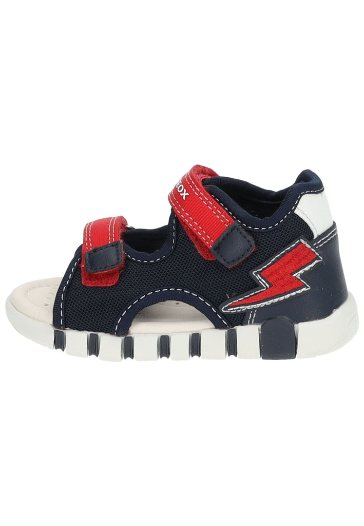 Sandalen Geox Sandalen Lederimitat/Mesh Navy/Rot