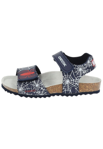 Sandalen Geox Sandalen Lederimitat Navy/Rot