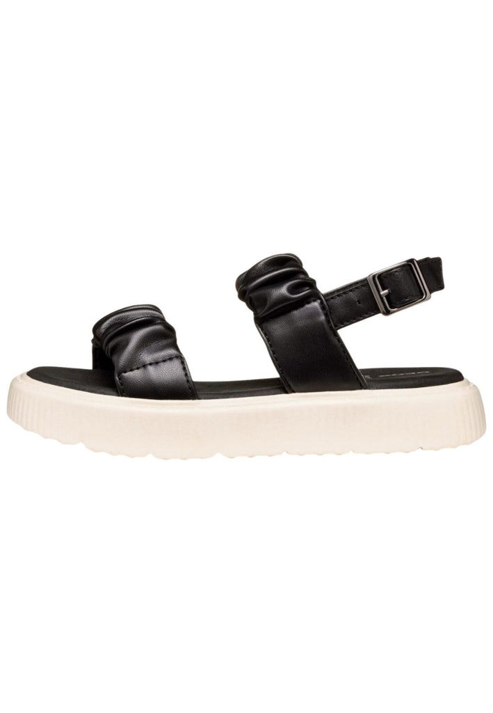 Sandalen Geox Sandalen Lederimitat Schwarz/Weiß