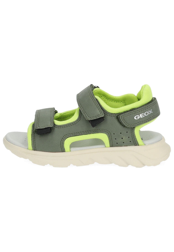 Sandalen Geox Sandalen Lederimitat/Textil Military