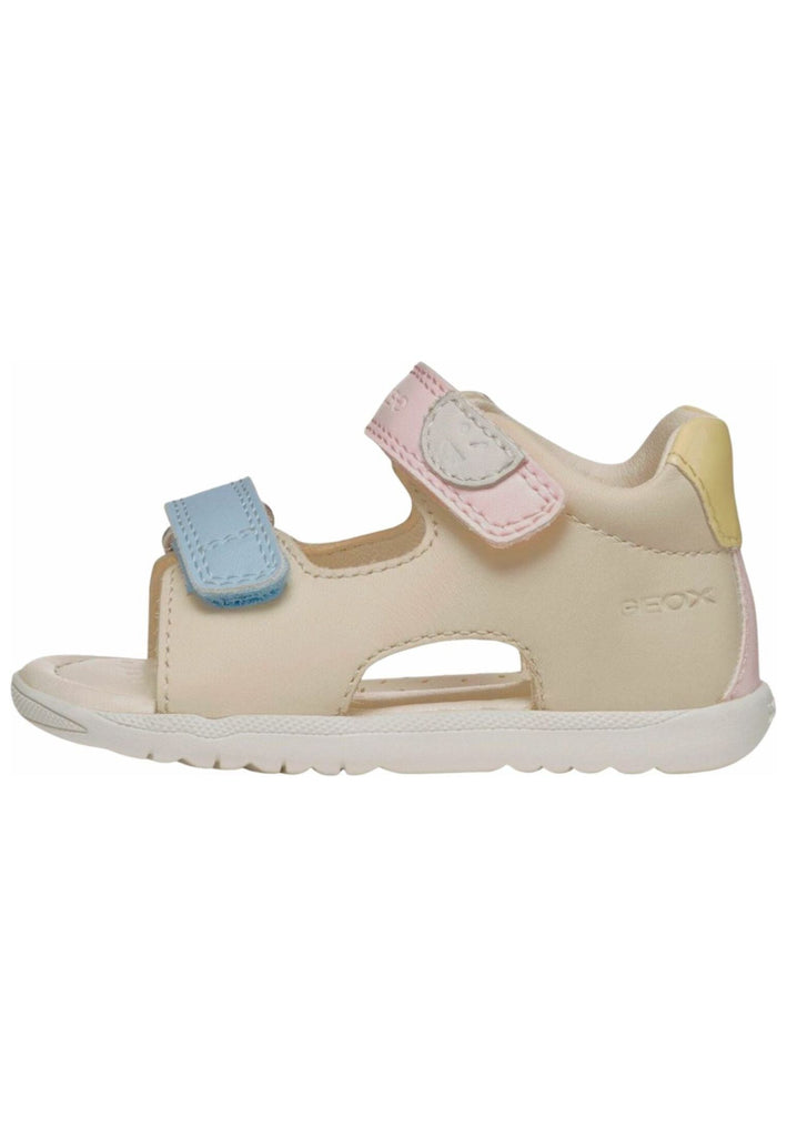 Geox Sandalen Leder/Textil Ivory