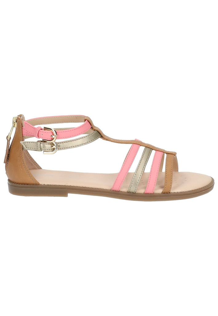 Geox Sandalen Lederimitat Beige/Rosa