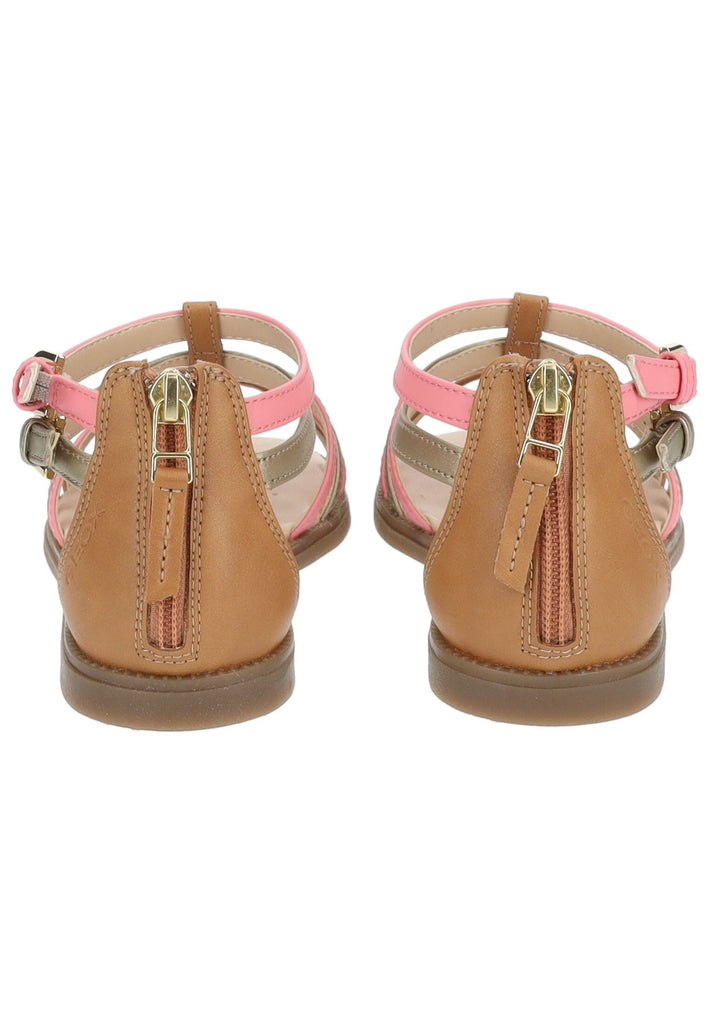 Geox Sandalen Lederimitat Beige/Rosa