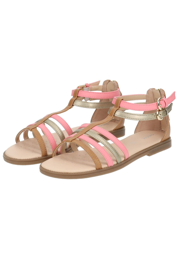 Geox Sandalen Lederimitat Beige/Rosa