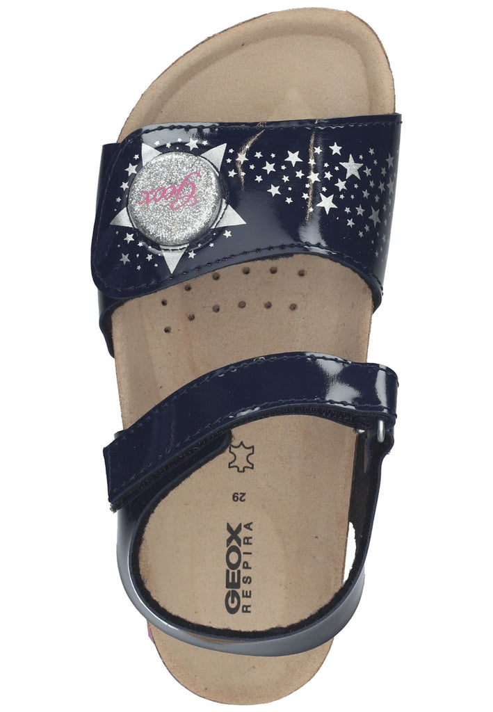 Geox Sandalen Lederimitat Blau