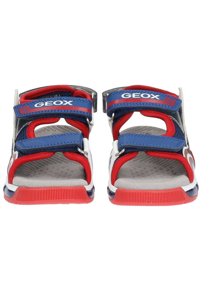 Geox Sandalen Lederimitat/Mesh Blau/Rot
