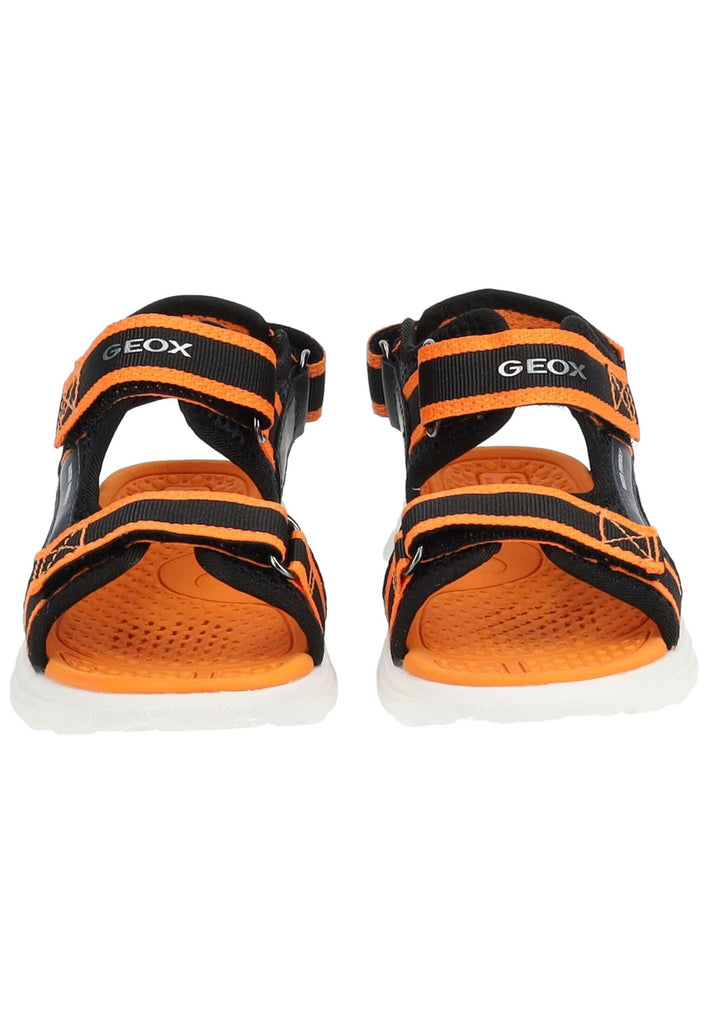 Geox Sandalen Lederimitat/Mesh Navy/Orange