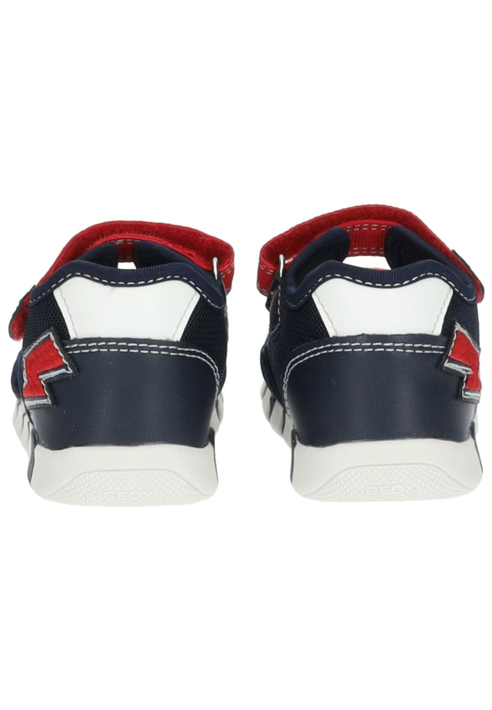 Geox Sandalen Lederimitat/Mesh Navy/Rot
