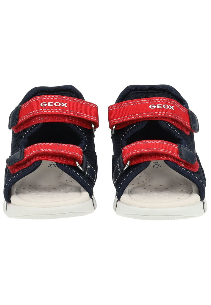 Geox Sandalen Lederimitat/Mesh Navy/Rot