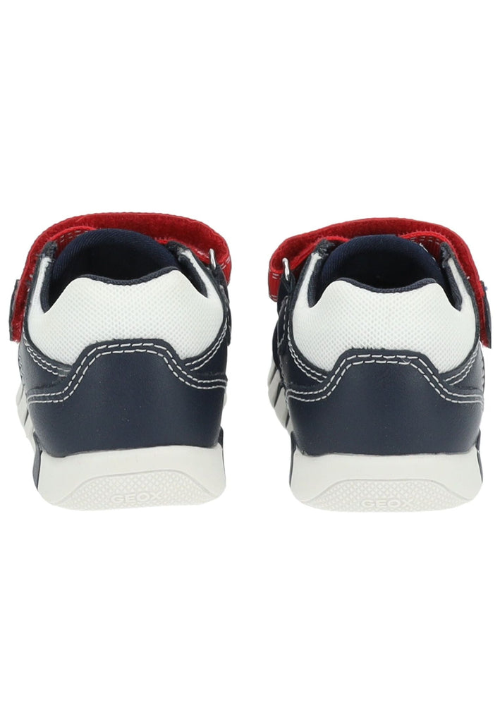 Geox Sandalen Lederimitat/Mesh Navy/Rot