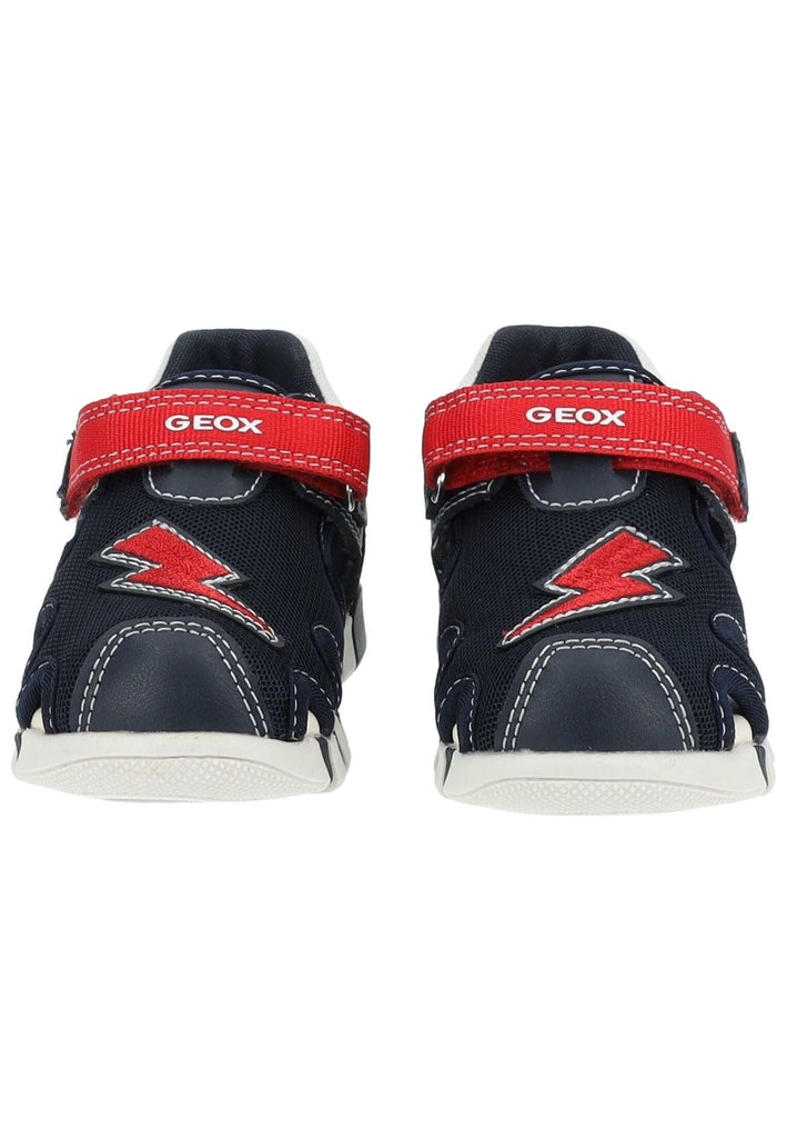Geox Sandalen Lederimitat/Mesh Navy/Rot