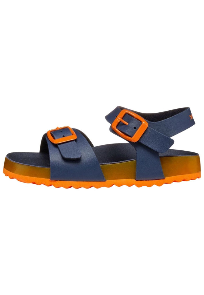 Geox Sandalen Lederimitat Navy/Orange