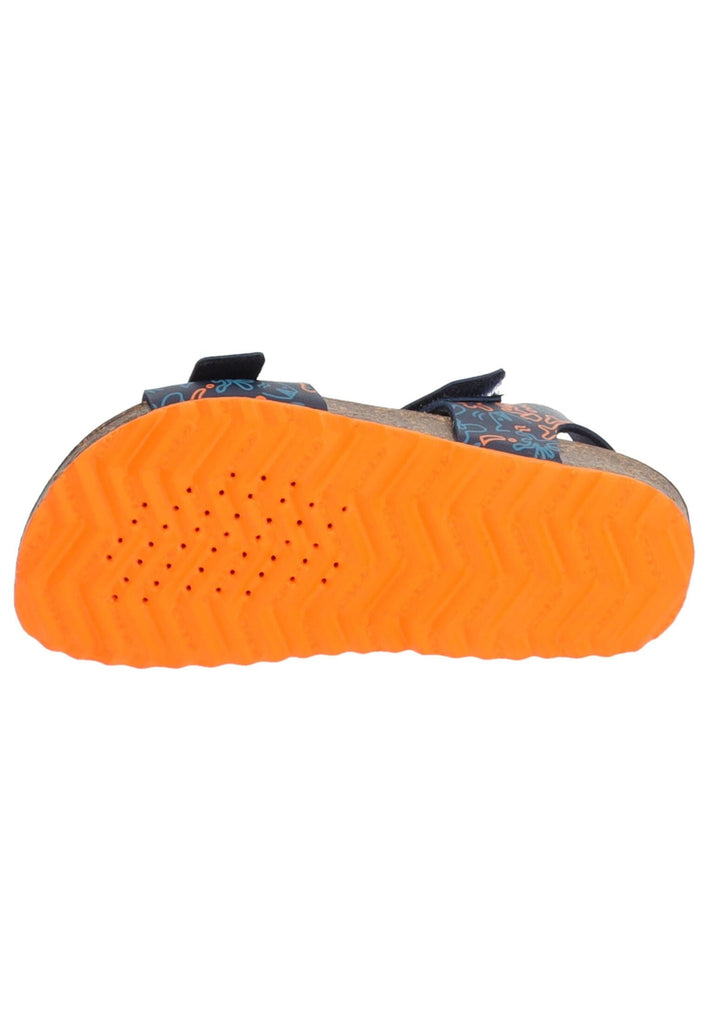 Geox Sandalen Lederimitat Navy/Orange