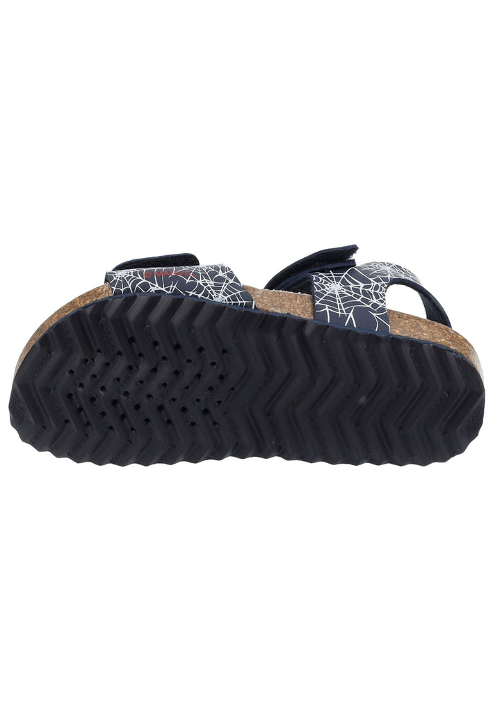 Geox Sandalen Lederimitat Navy/Rot