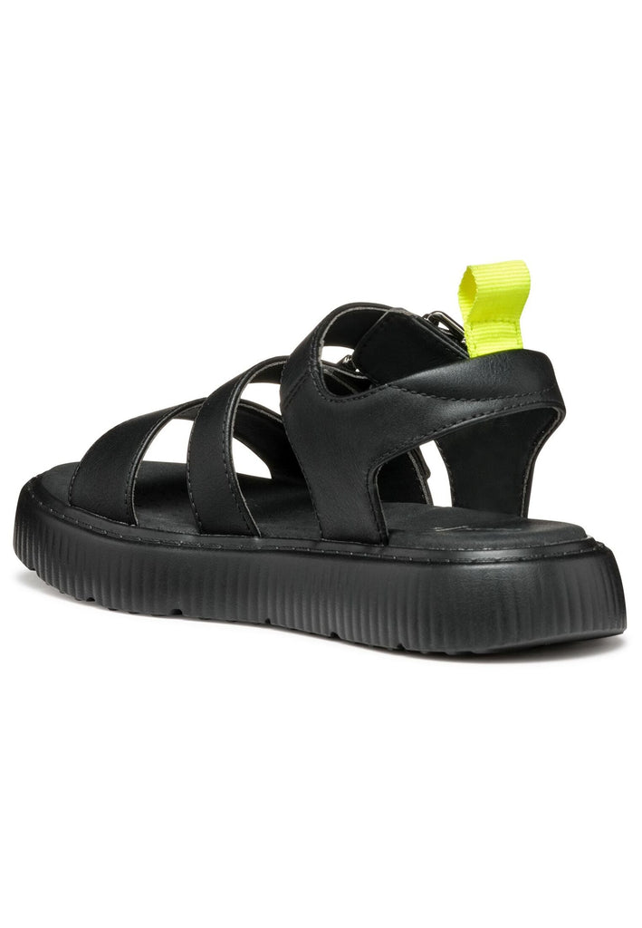 Geox Sandalen Lederimitat Schwarz