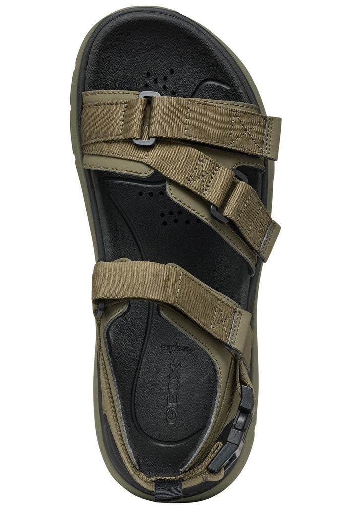 Geox Sandalen Lederimitat/Textil Military