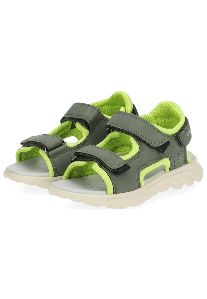 Geox Sandalen Lederimitat/Textil Military