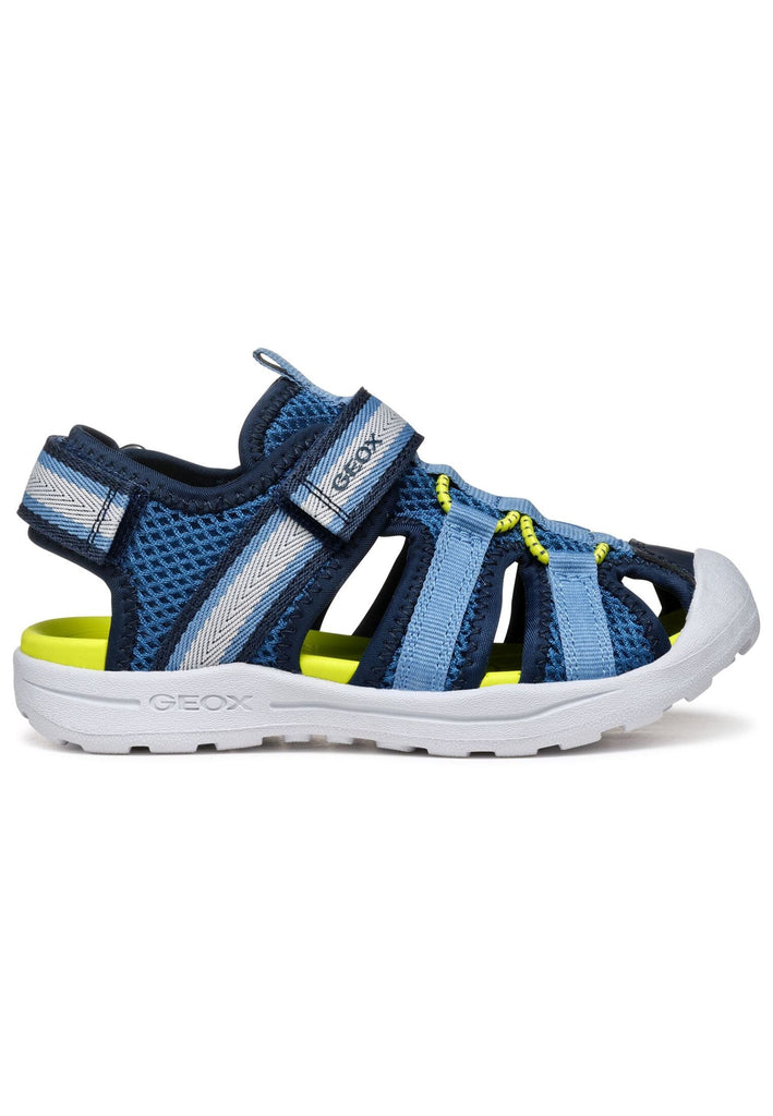 Geox Sandalen Lederimitat/Textil Navy/Aqua