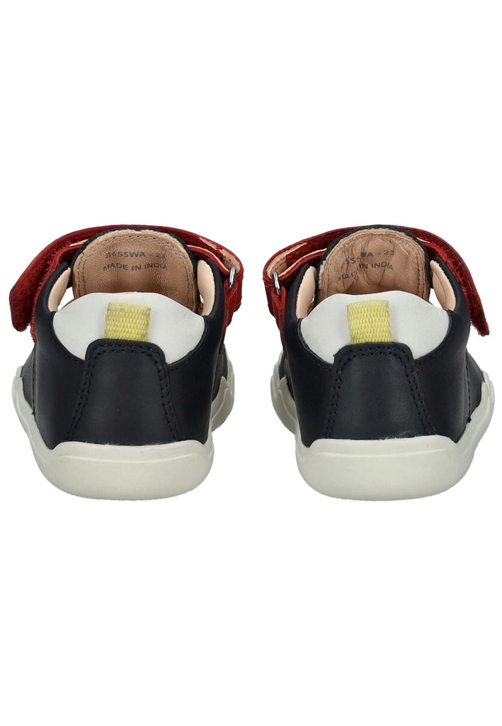 Geox Sandalen Nappaleder Navy/Rot