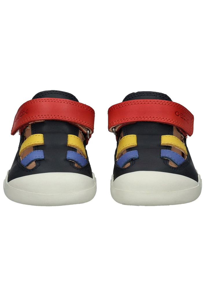 Geox Sandalen Nappaleder Navy/Rot