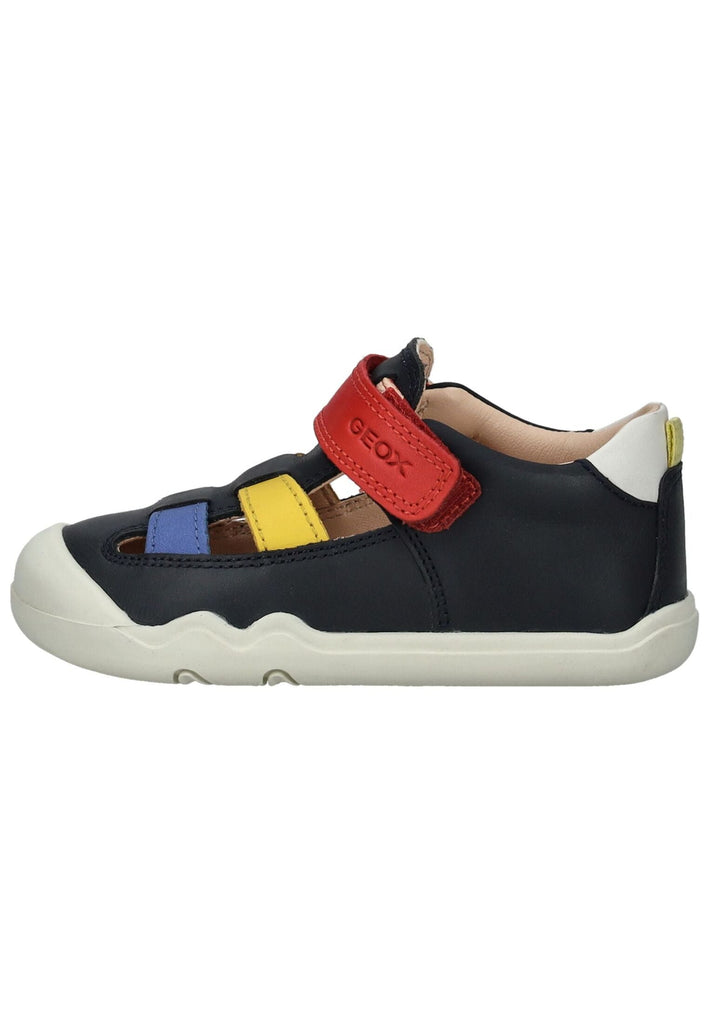 Geox Sandalen Nappaleder Navy/Rot
