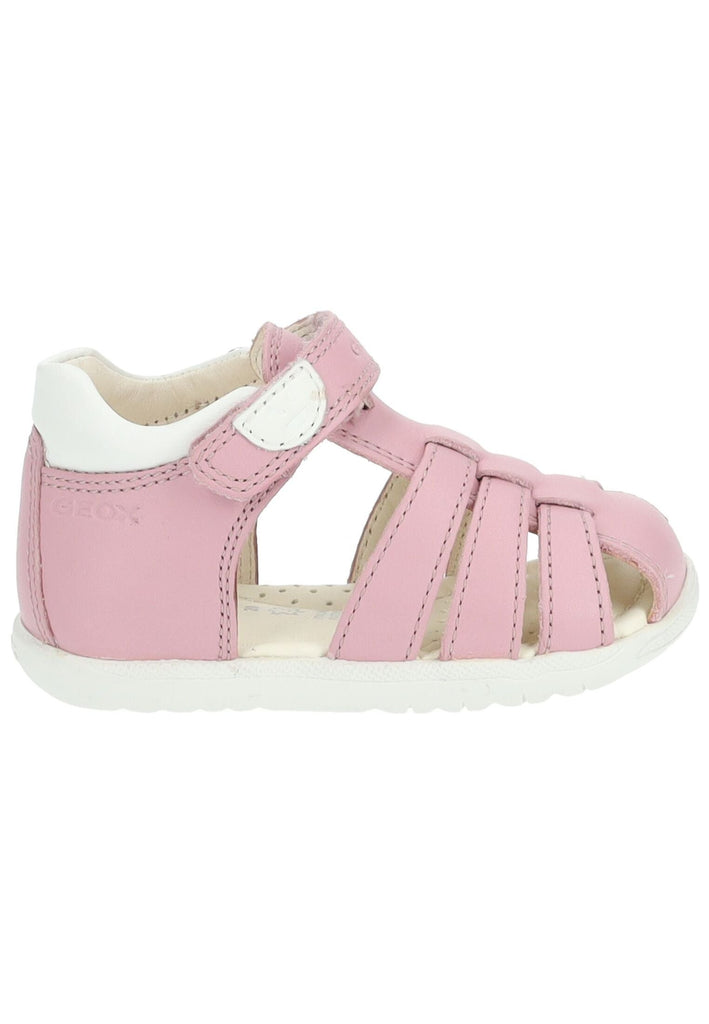 Geox Sandalen Nappaleder Rosa/Weiß