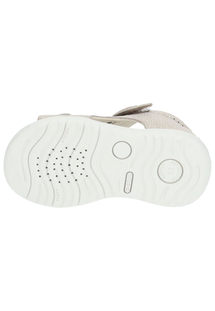 Geox Sandalen Veloursleder/Synthetik Beige/Gold