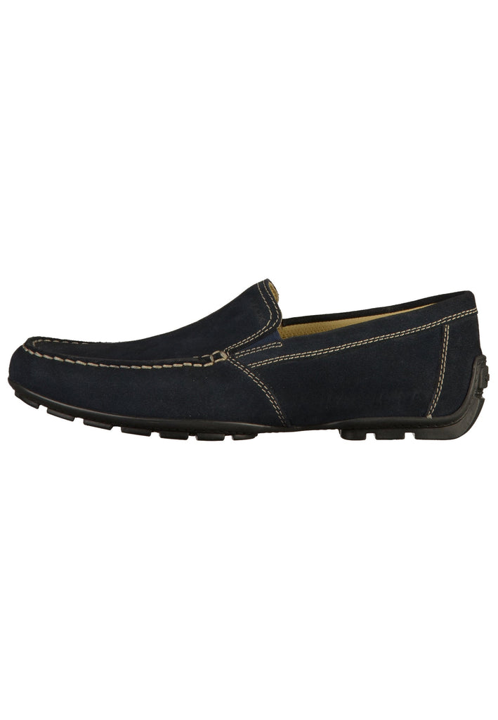Slipper Geox Slipper Leder Blau
