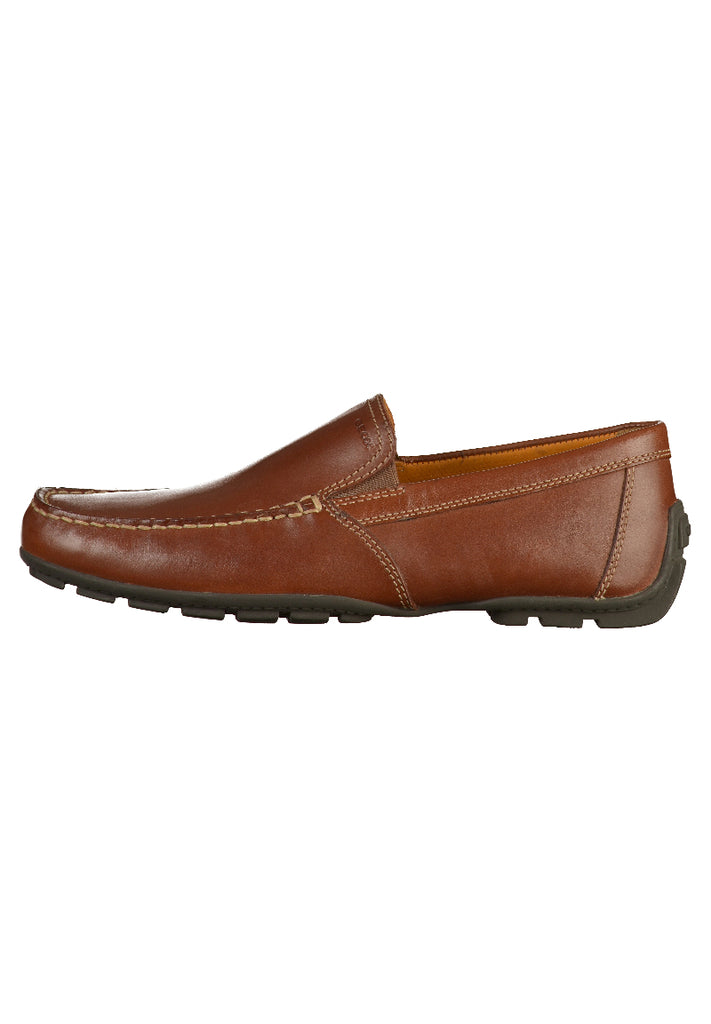 Slipper Geox Slipper Leder Coffee