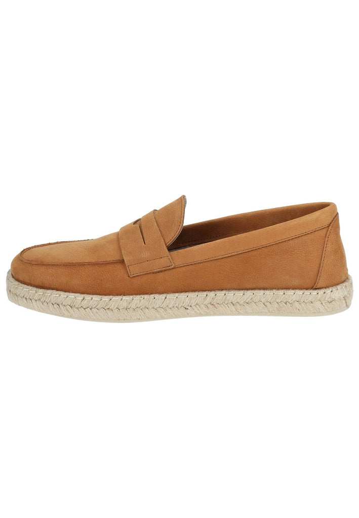 Slipper Geox Slipper Leder Hellbraun