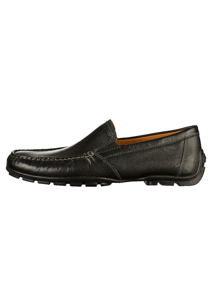 Slipper Geox Slipper Leder Schwarz
