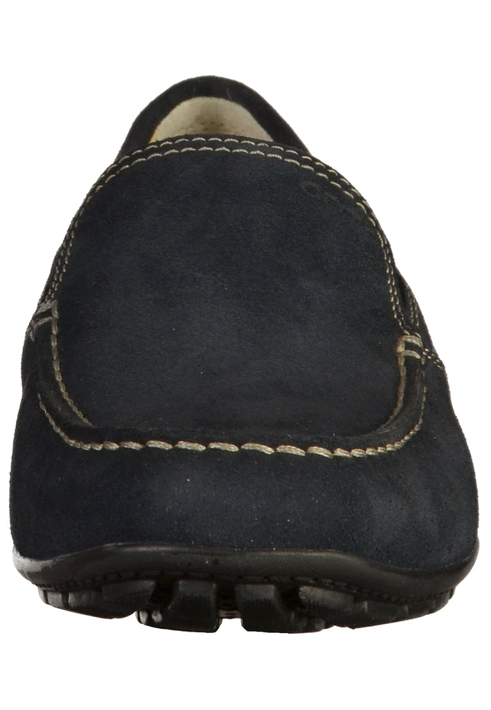 Geox Slipper Leder Blau